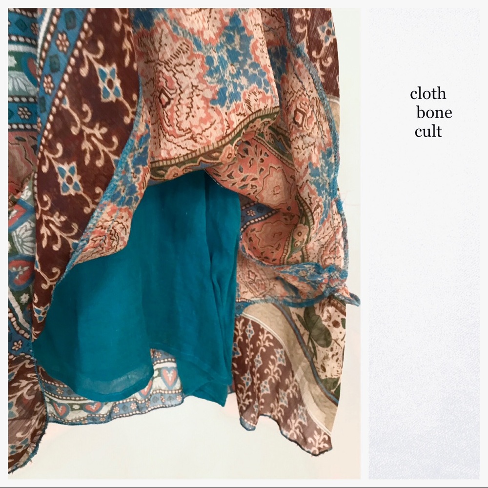 Light & Flowy Jewel-Tone Boho DRESS - Picture 7 of 8
